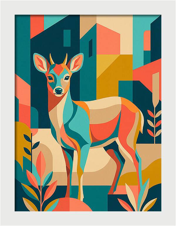 Pudu In Vibrant Geometry