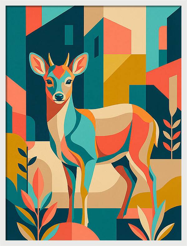 Pudu In Vibrant Geometry