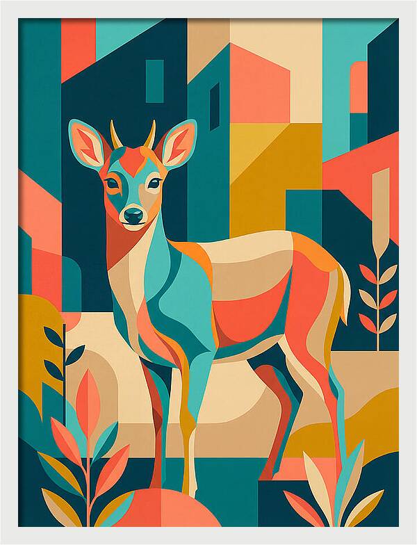 Pudu In Vibrant Geometry