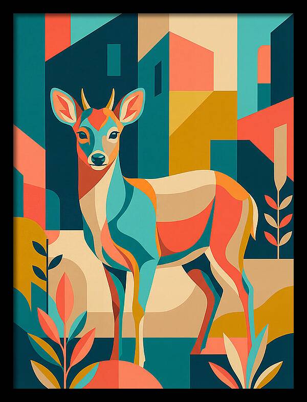 Pudu In Vibrant Geometry