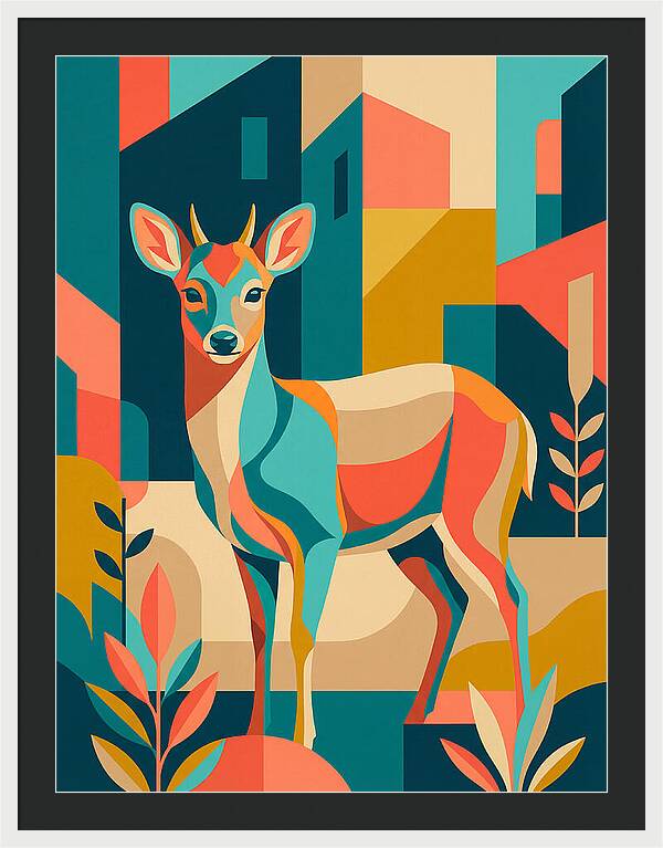 Pudu In Vibrant Geometry