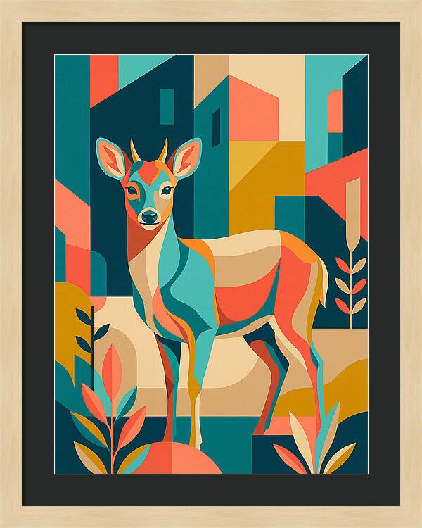 Pudu In Vibrant Geometry