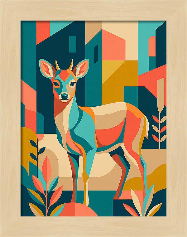 Pudu In Vibrant Geometry