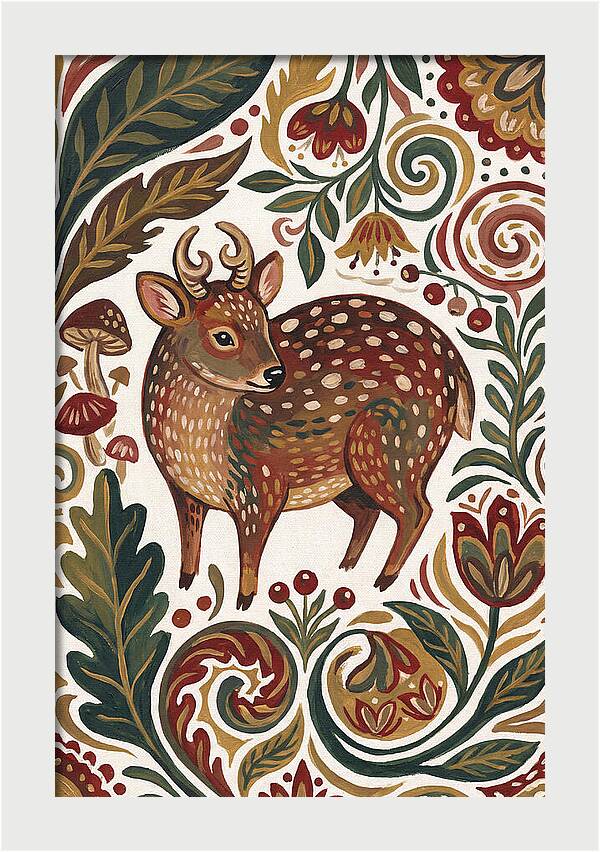 Pudu Surrounded By Nature