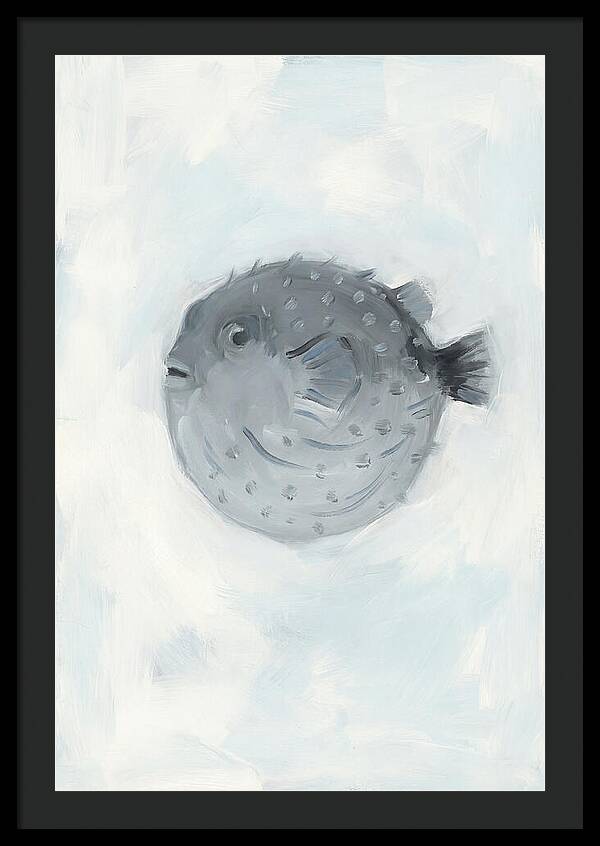 Pufferfish In Soft Blue