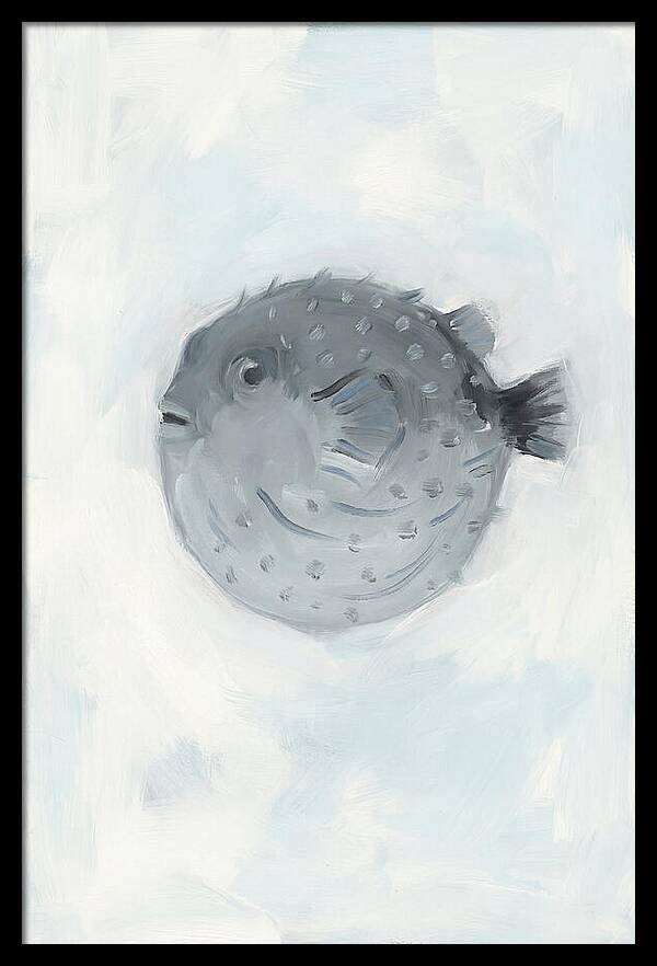 Pufferfish In Soft Blue
