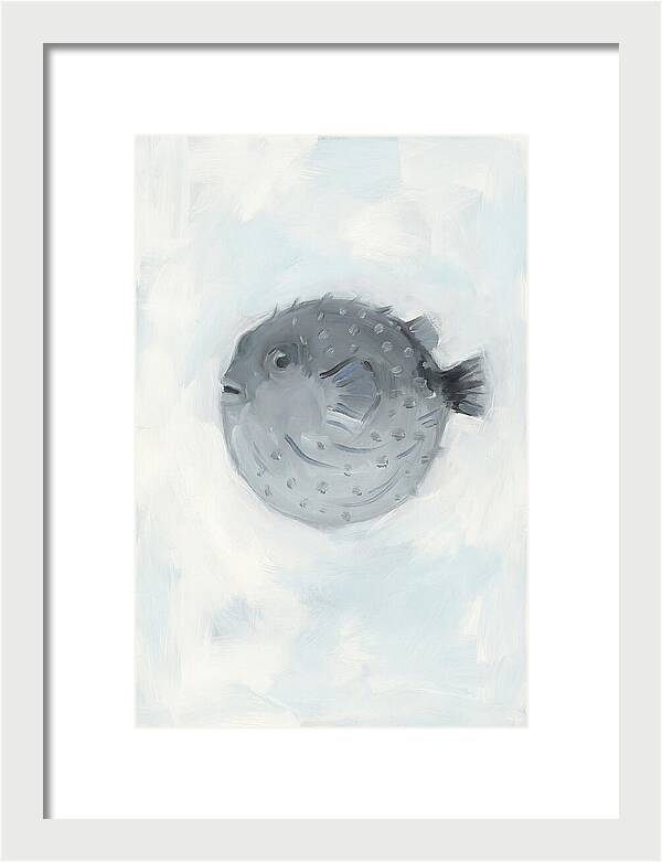Pufferfish In Soft Blue