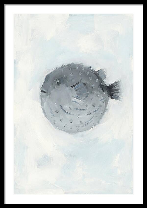 Pufferfish In Soft Blue