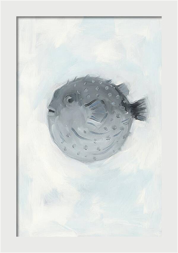 Pufferfish In Soft Blue