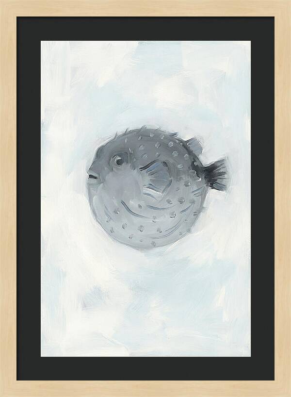 Pufferfish In Soft Blue