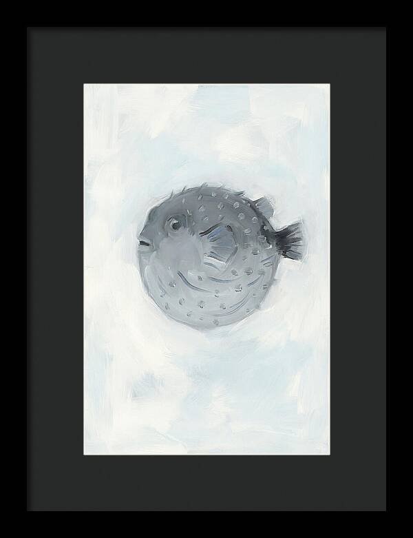 Pufferfish In Soft Blue