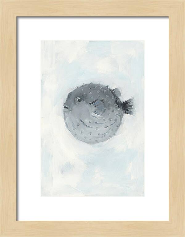 Pufferfish In Soft Blue