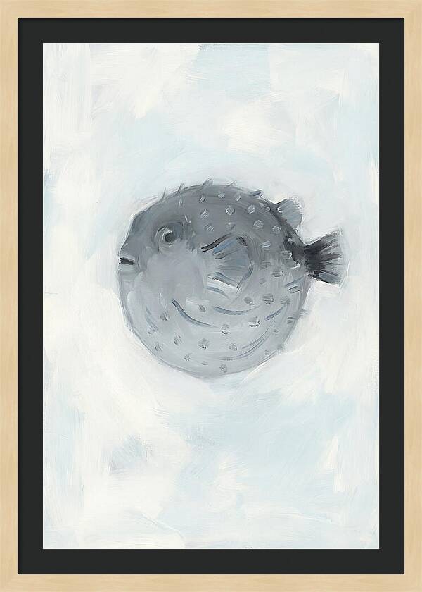 Pufferfish In Soft Blue