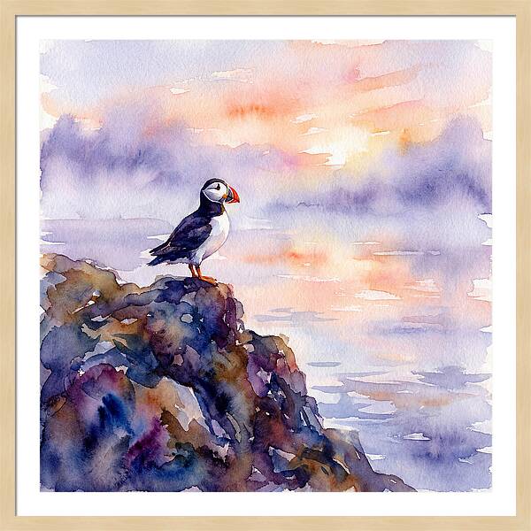 Puffin Along The Coast