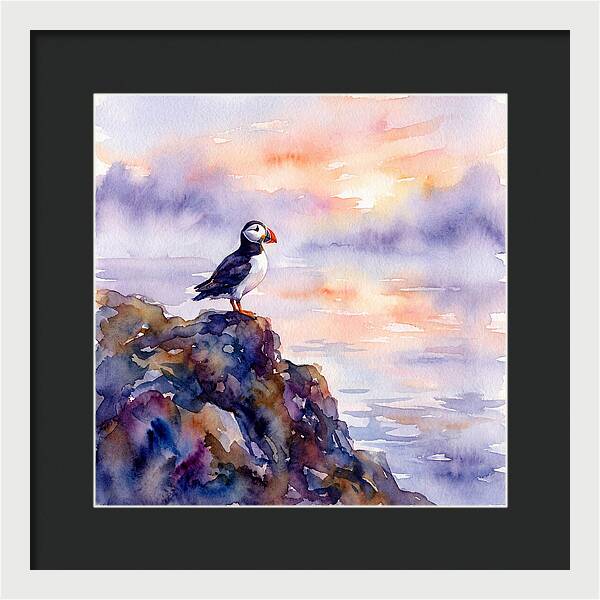 Puffin Along The Coast