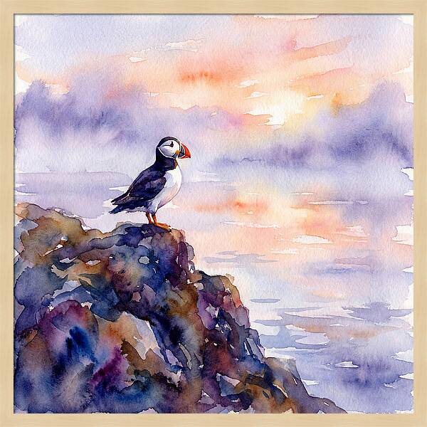 Puffin Along The Coast