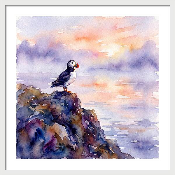 Puffin Along The Coast