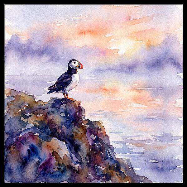 Puffin Along The Coast