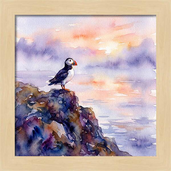Puffin Along The Coast