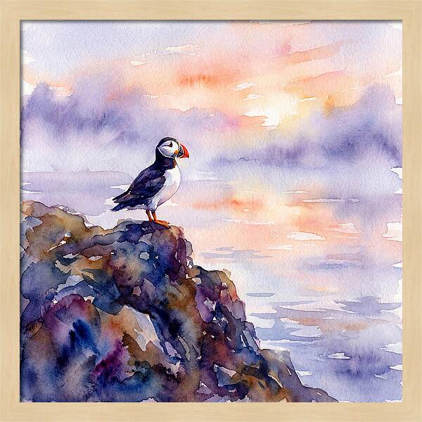 Puffin Along The Coast