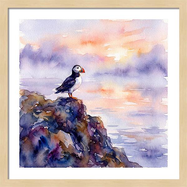 Puffin Along The Coast