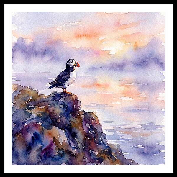 Puffin Along The Coast