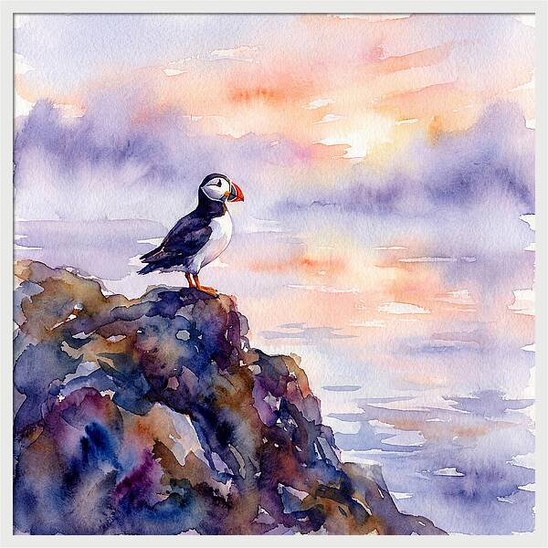 Puffin Along The Coast