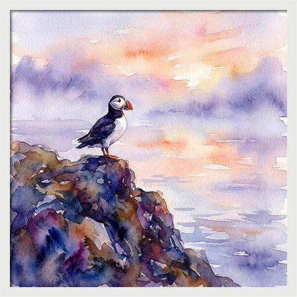 Puffin Along The Coast