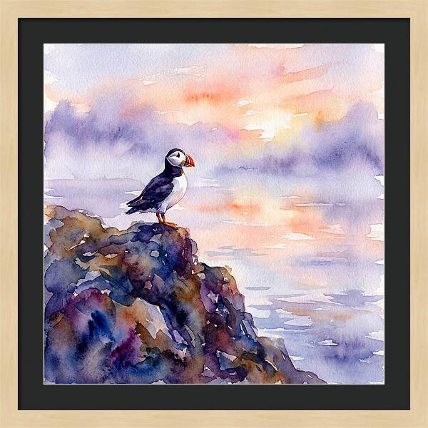 Puffin Along The Coast