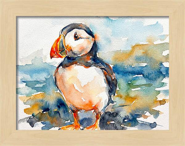 Puffin By The Shore