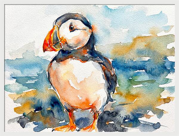 Puffin By The Shore