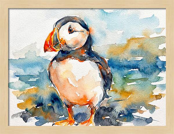 Puffin By The Shore