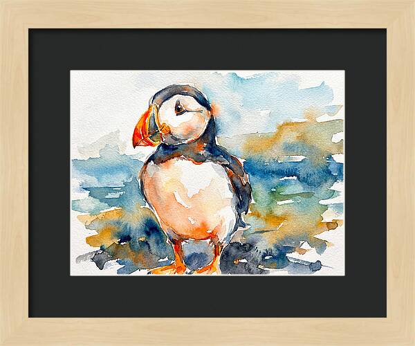 Puffin By The Shore