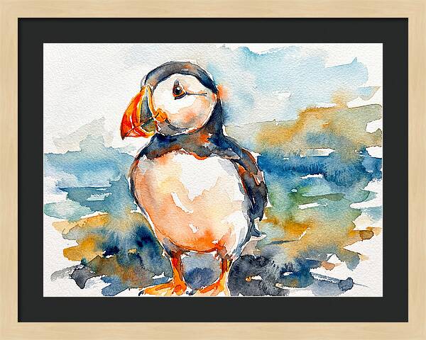 Puffin By The Shore