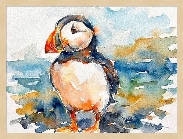 Puffin By The Shore