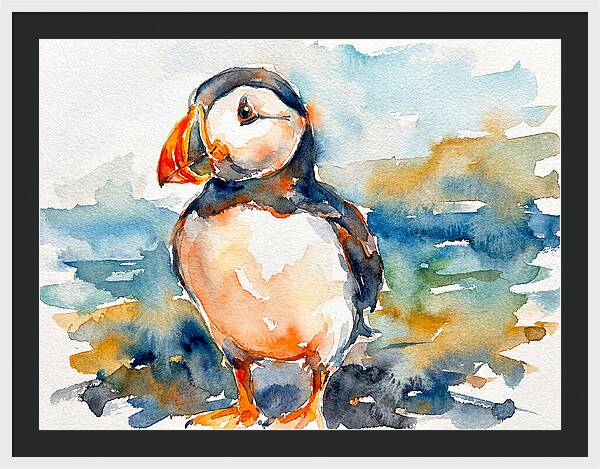 Puffin By The Shore