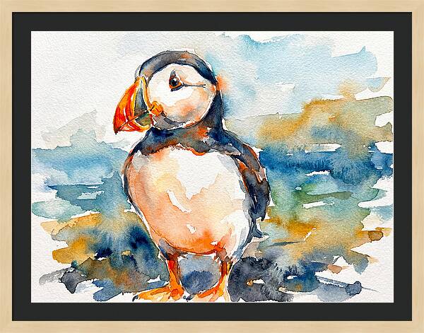 Puffin By The Shore