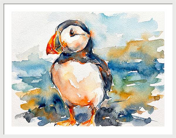 Puffin By The Shore