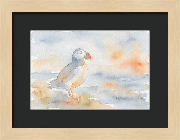 Puffin In Soft Waters