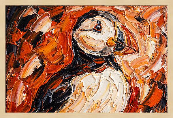 Puffin In Vibrant Colors