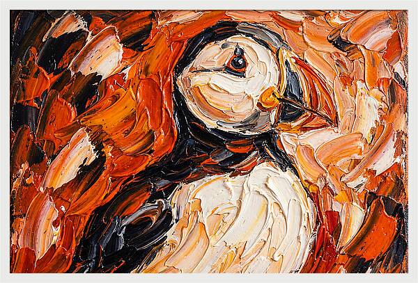 Puffin In Vibrant Colors