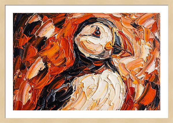 Puffin In Vibrant Colors