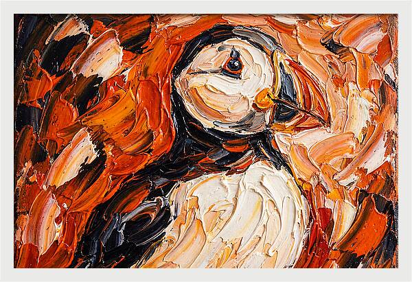 Puffin In Vibrant Colors
