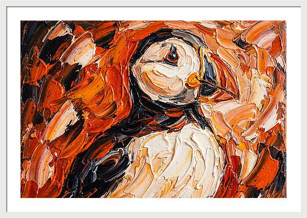 Puffin In Vibrant Colors