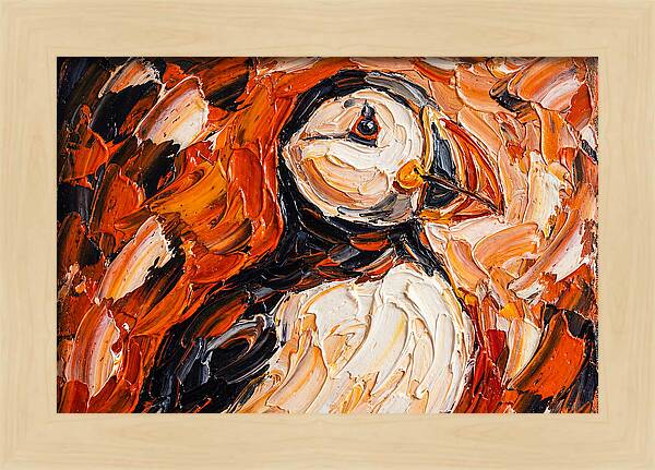 Puffin In Vibrant Colors