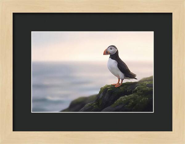 Puffin On The Cliff Edge