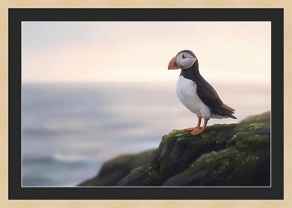 Puffin On The Cliff Edge
