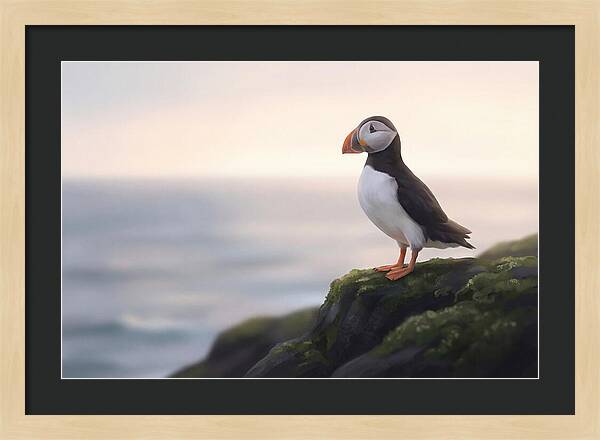 Puffin On The Cliff Edge