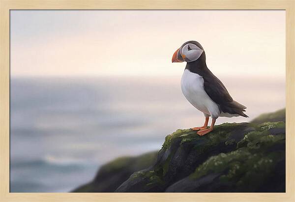 Puffin On The Cliff Edge