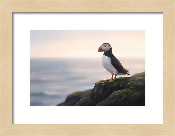Puffin On The Cliff Edge